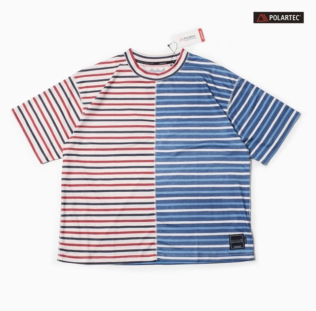MMA(MOUNTAIN MARTIAL ATRTS) MMA POLARTEC® Border FRANKEN Big Tee (Blue_Tricolor)