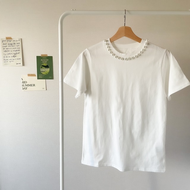 【tops】パールT -white-