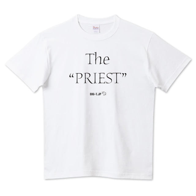 7XLまで！種族職業 RPGＴシャツ「The PRIEST」僧侶