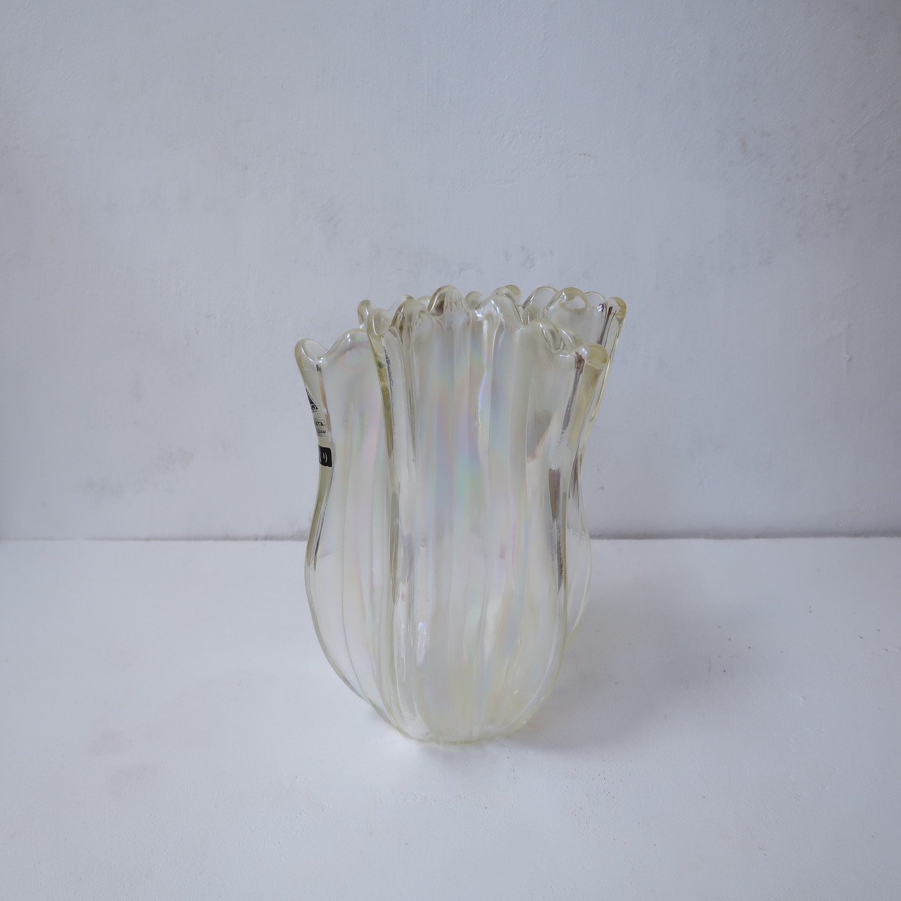 とうめいオーロラの花瓶