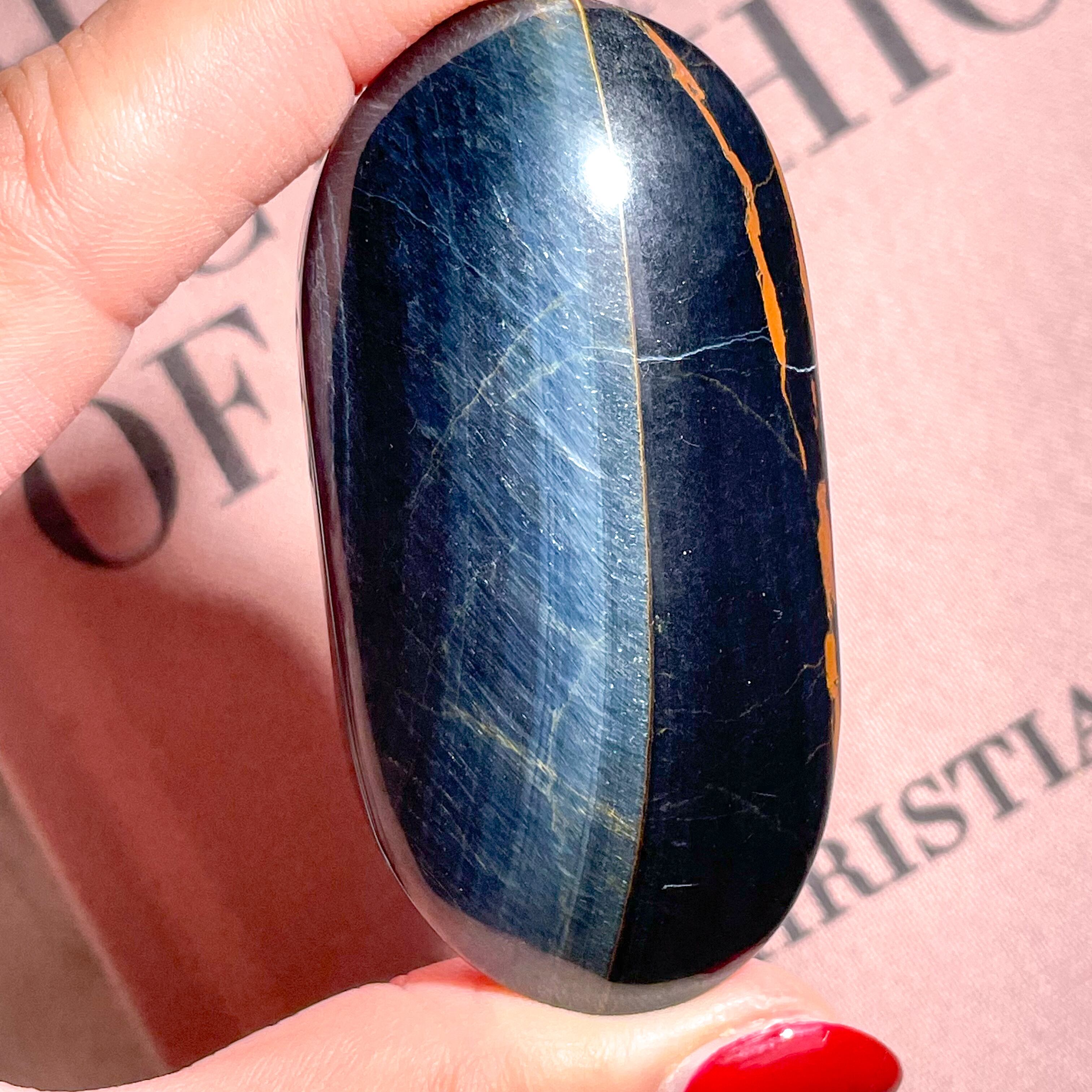 Blue Tiger's Eye 4 ✧ ブルータイガーアイ | FLUXY - 天然石と鉱物の