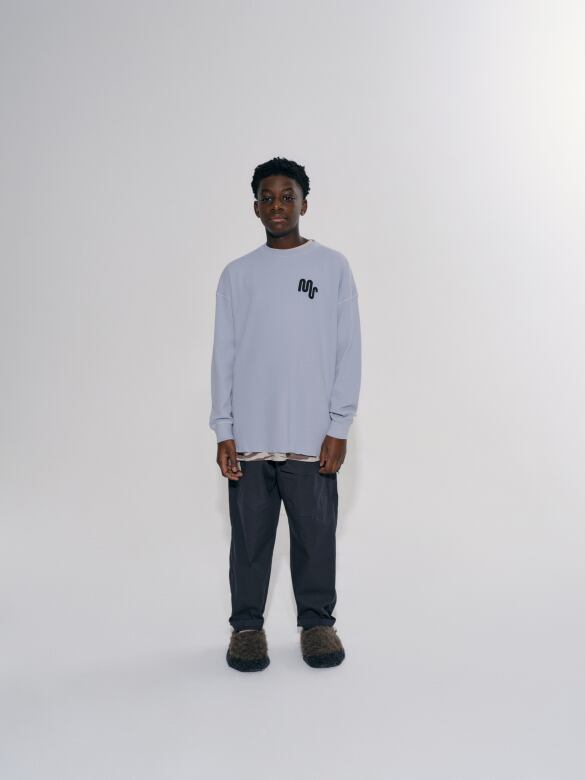 main story Waffle Tee - Grey Dawn | RESONASON