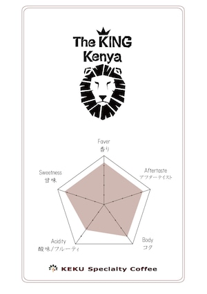 【送料無料】ケニア　ザ・キング ケニア　ウォッシュド 150g