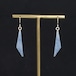 流氷クォーツ (北海道産)  ピアス  1.6g  Ice quartz earrings