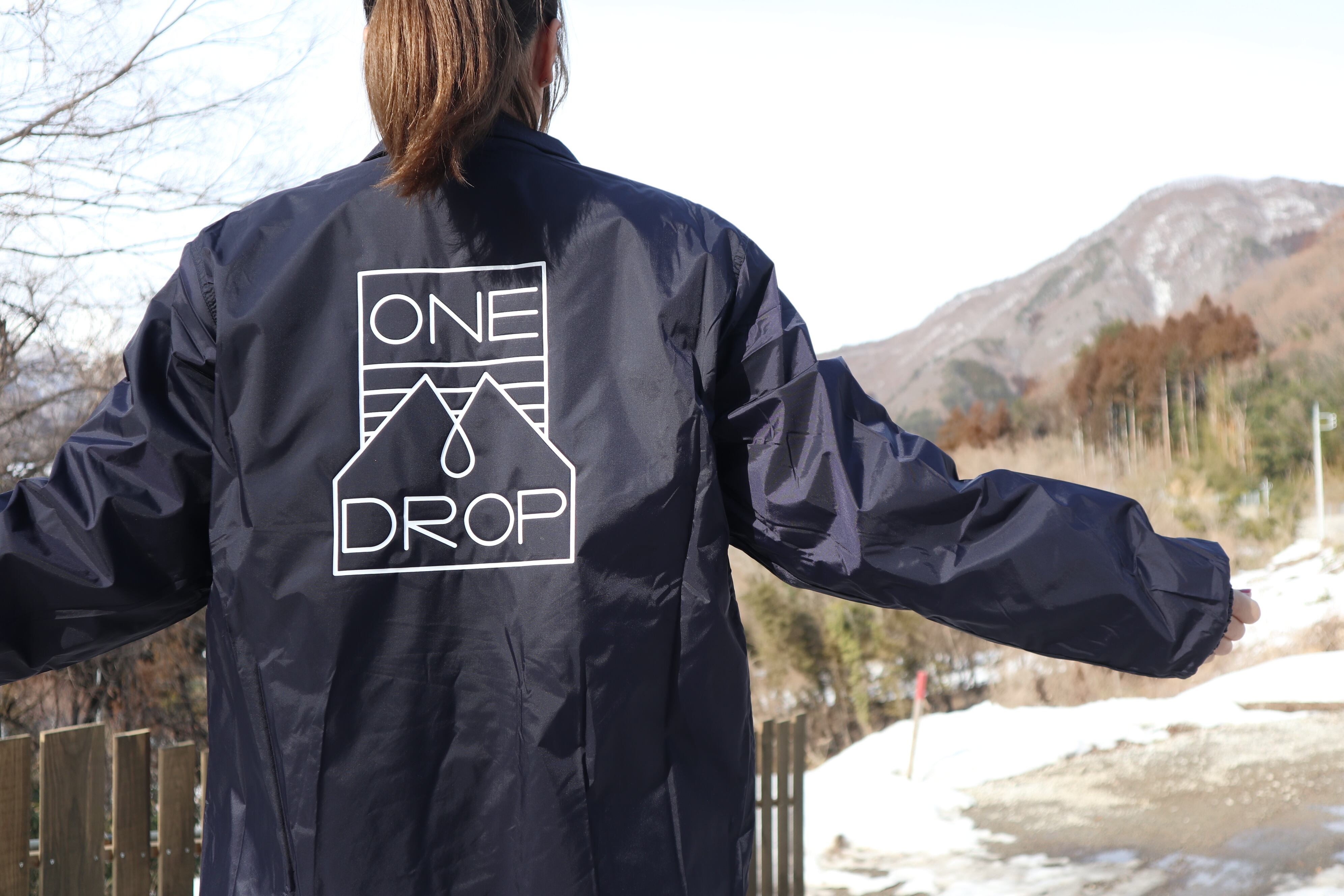 OneDropオリジナル ボアコーチジャケット OneDrop⁺Store【アウトドア、キャンプ、登山用品のお店】