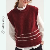 【2color】羊飼いと午後のメトロノームベスト《P0320》