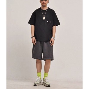 Pocket embroidered t-shirt 0797