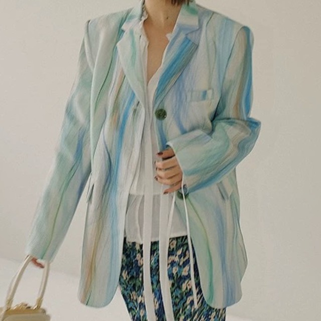 beautiful garden sunlight suit jacket 0743