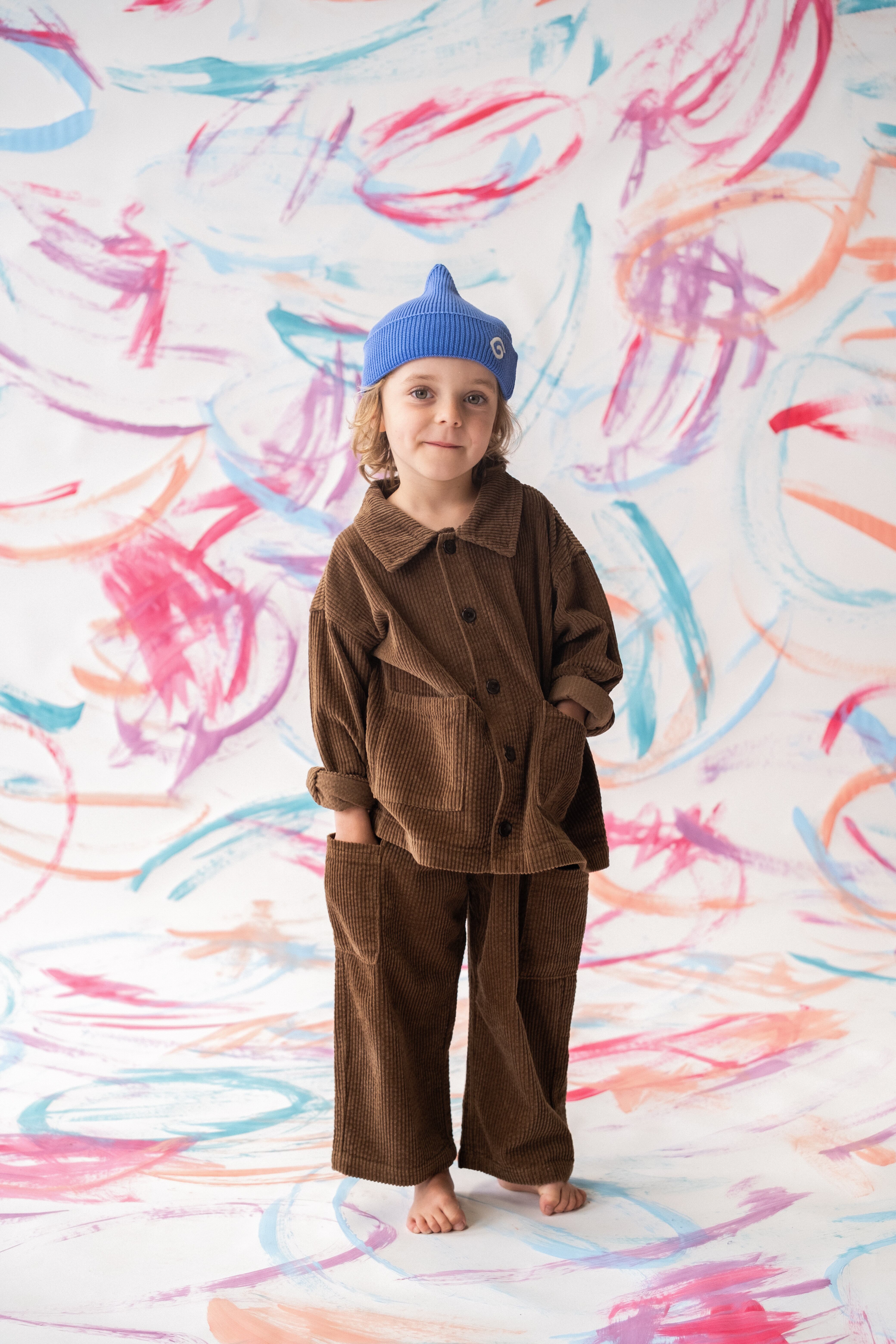 【即納/送料無料】Grown /Organic Cord Pocket Pant - Espresso