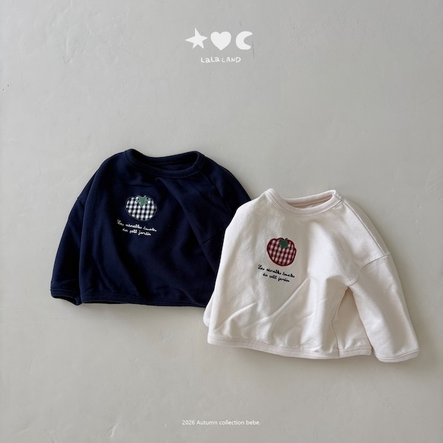 韓国子供服 / LALALAND / 26Autumn / ベベトマト ラッパTシャツ / 秋服 / ベビー *6M~18M*