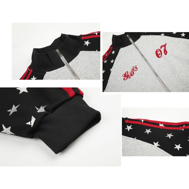 star sleeve track jacket　スタースリーブトラックジャケット　J2118