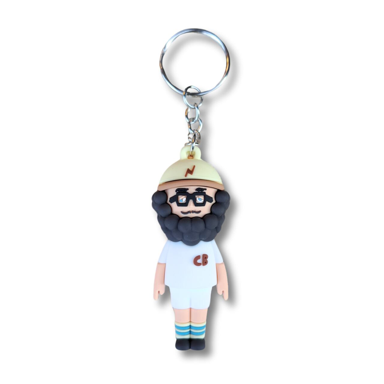 CHI-BEE ネルソンキーホルダー セットアップ (white)