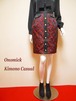 道行コートのタイトスカート Kimono Skirt WS-016/S