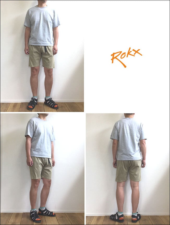 アイリーフィッシングクラブ×Rokx ショートパンツ　廃盤モデル 15日まで ROKX ロックス MG ROKX SHORT ショーツ CHINO ベージュ ショートパンツ