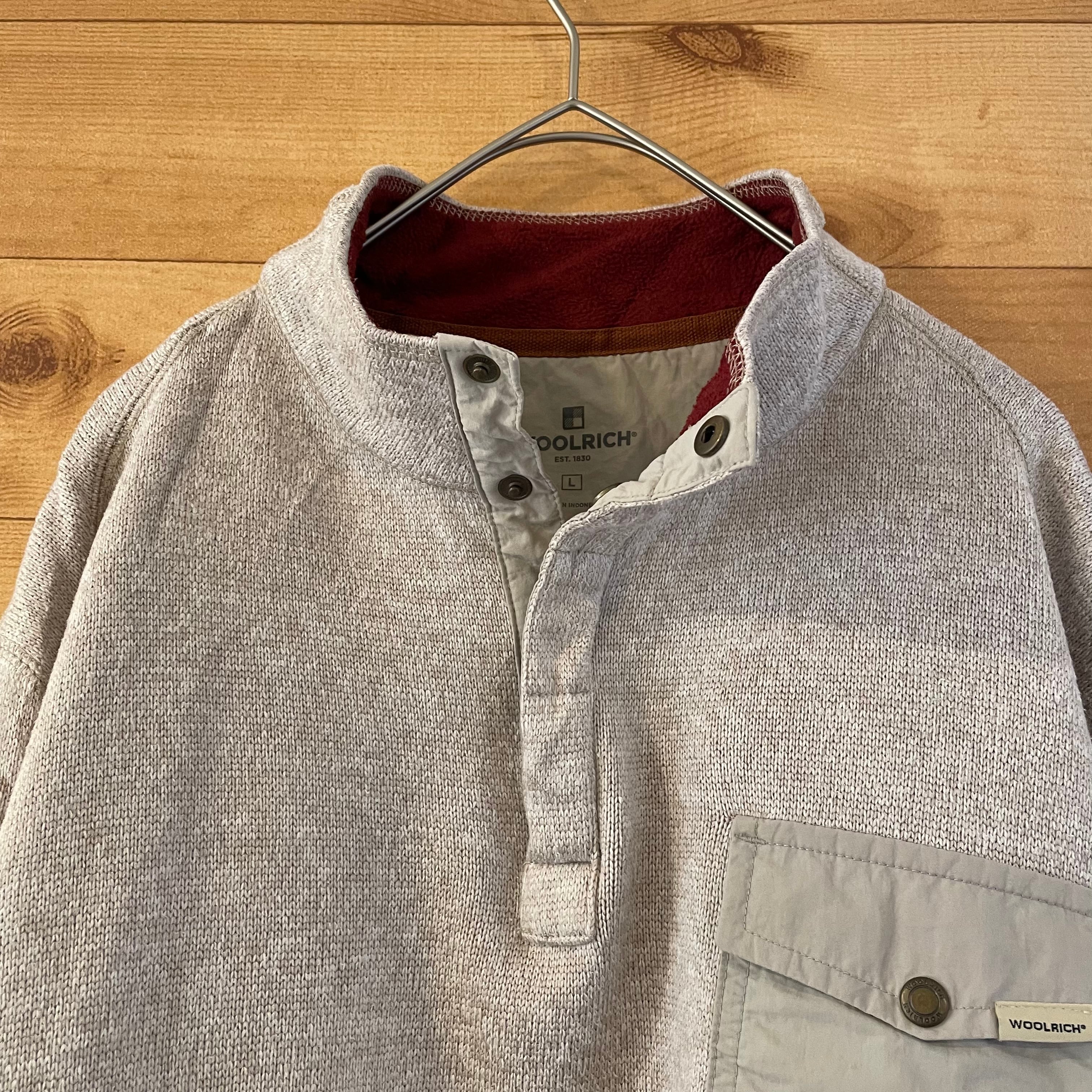 アメリカ直輸入！woolrich ウールリッチ ハーフボタン ボアフリース