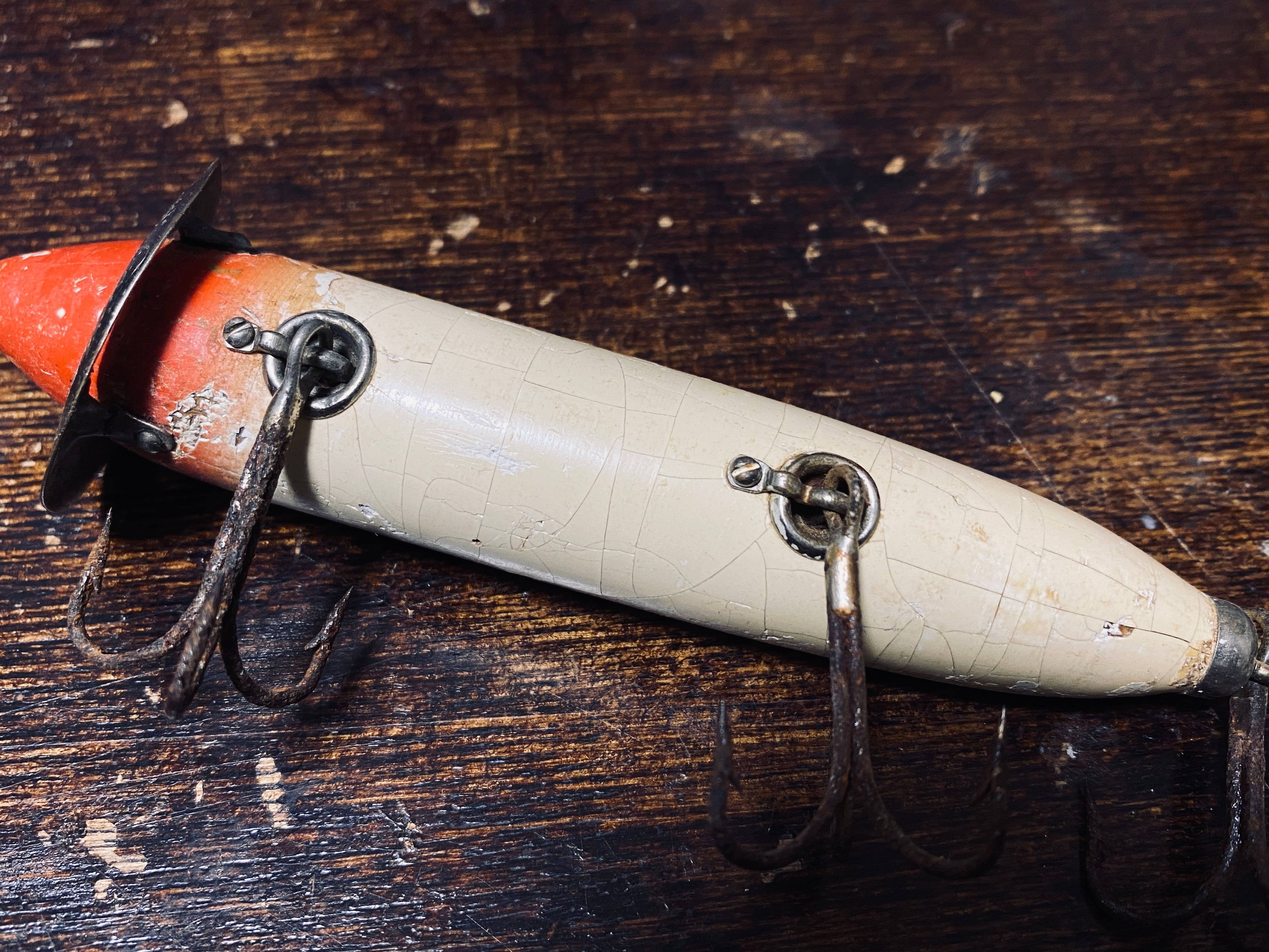 20's Heddon #200 DOWAGIAC MINOW ※リペイント（約25 g / ボディ12cm