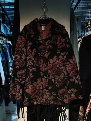 【D4C】Chenille Gobelin weave beautiful flower pattern tailored jacket