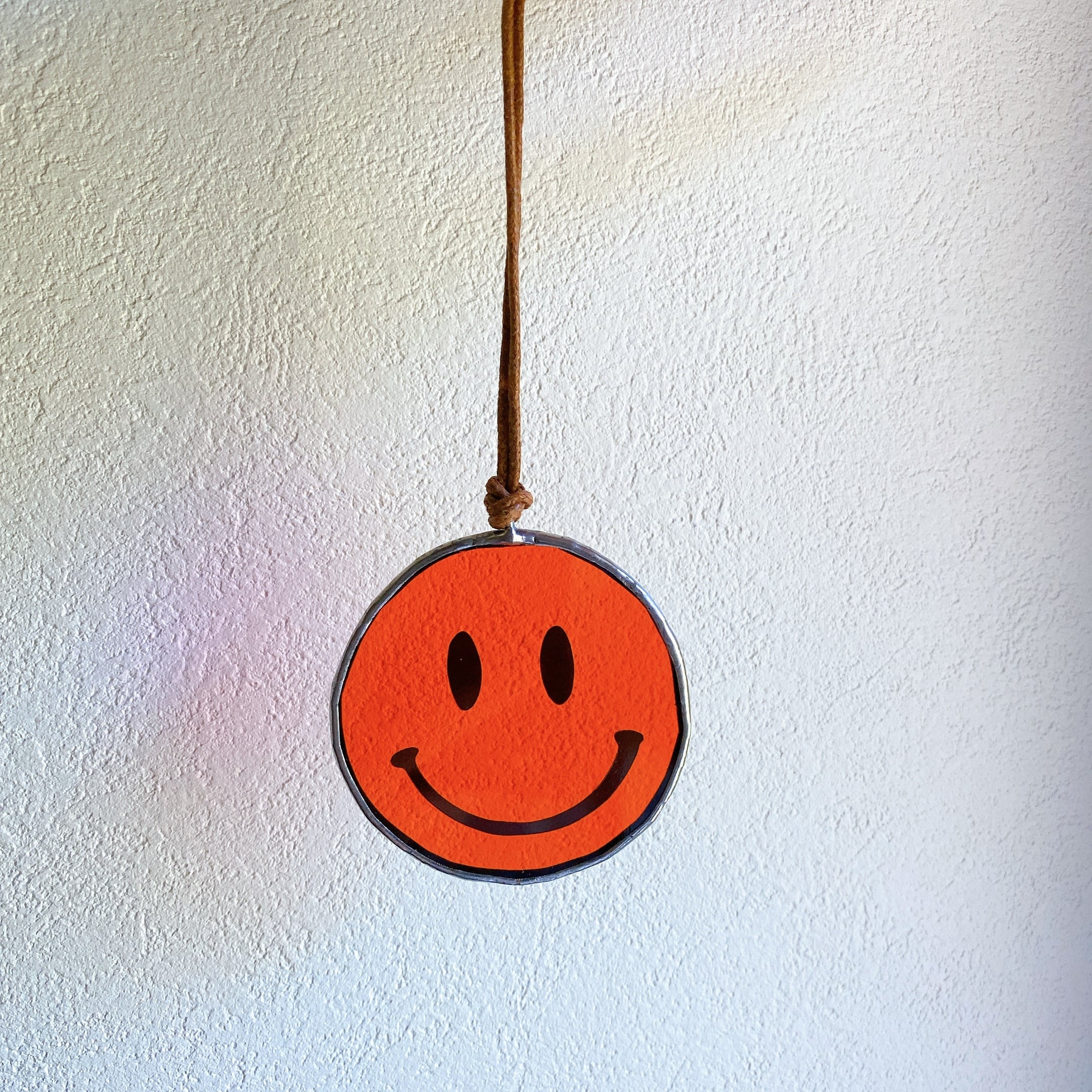 ステンドグラス Smileサンキャッチャー（オレンジ） | SmileLABO
