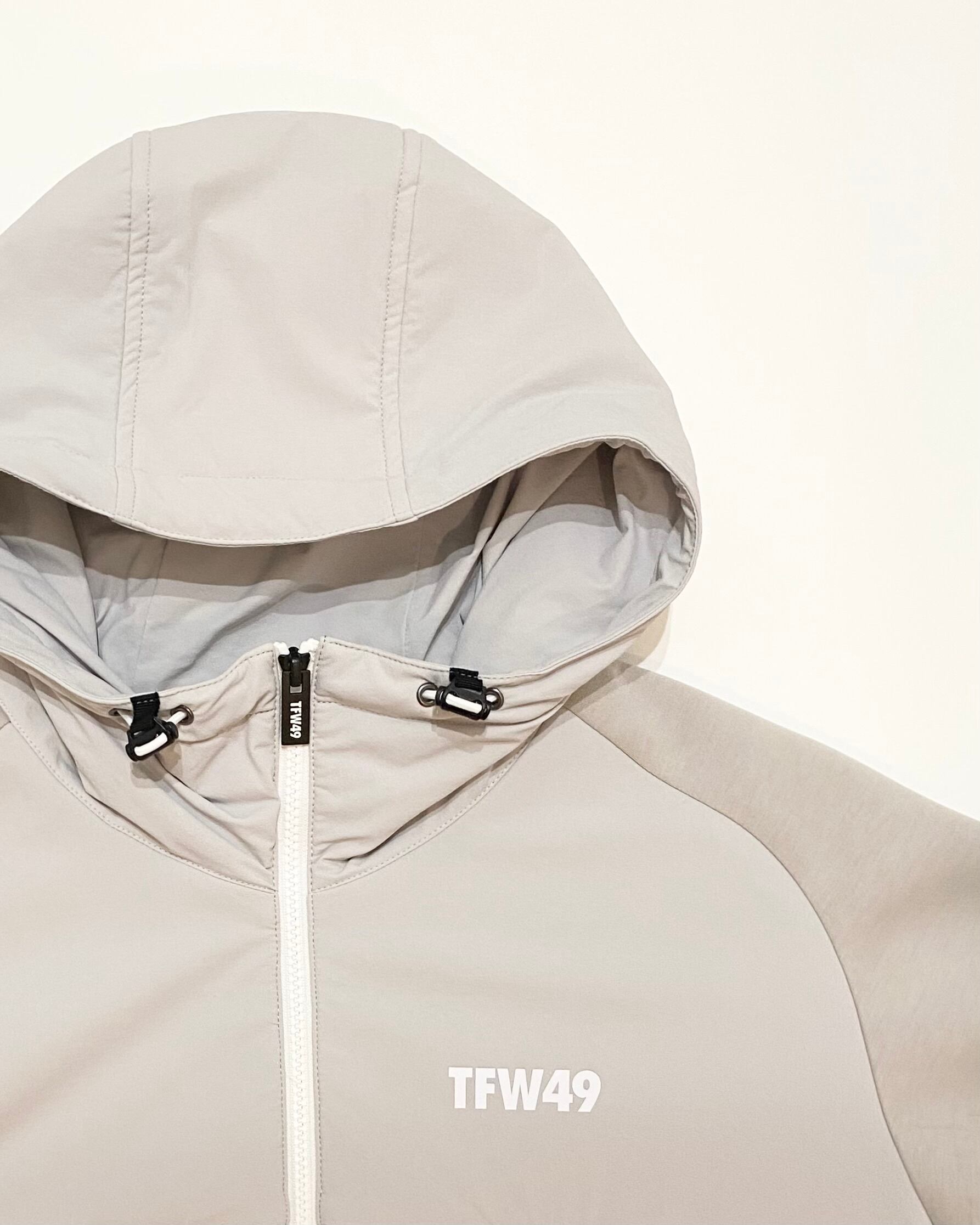 TFW49】《MEN'S》CARDBOARD MATERIAL FULL ZIP HOODIE (BLACK) | Sandy