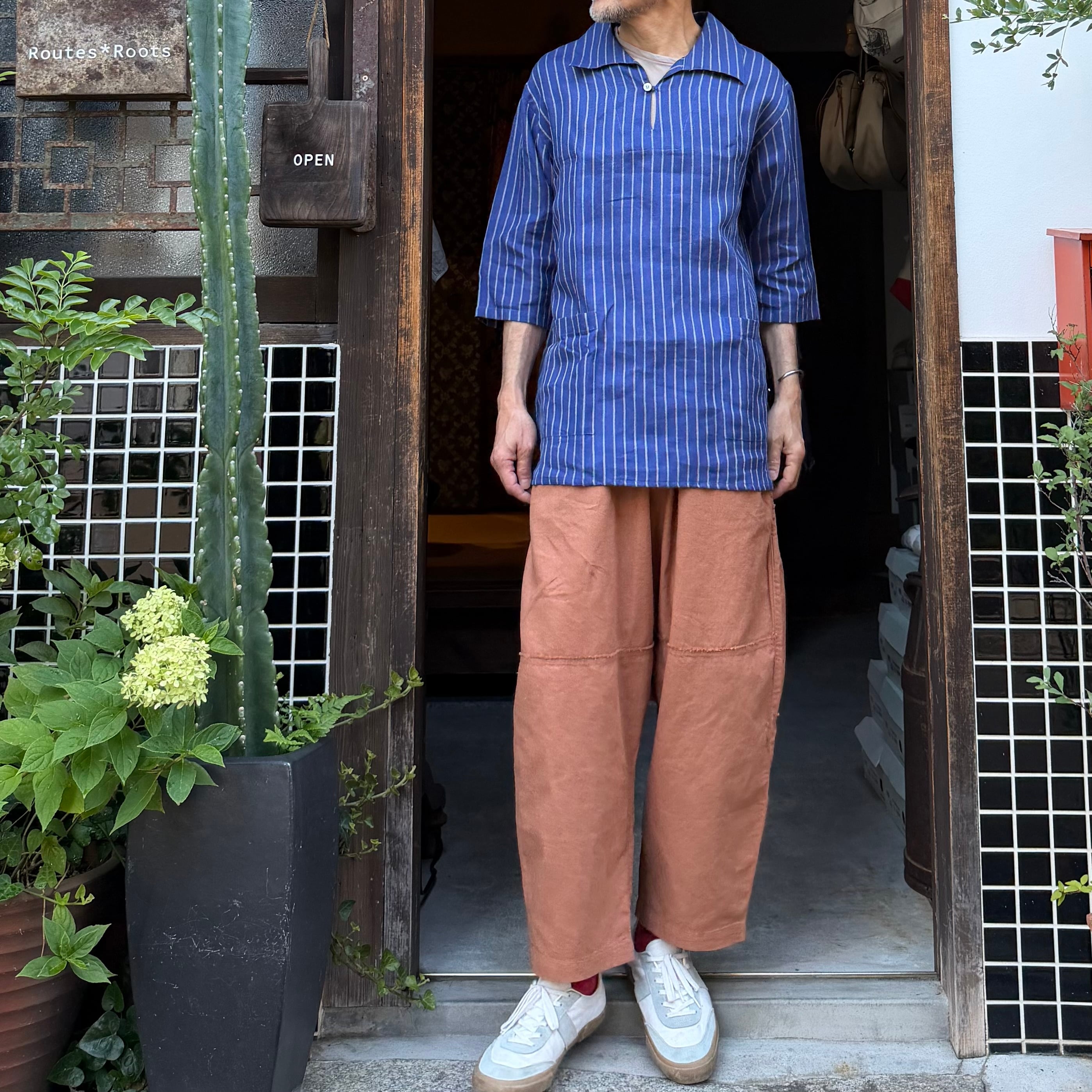 MITTAN PT-147DC 竹パンツ（草木濃染） 柿渋xベンガラ size 2 | Routes