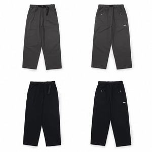 Wide-leg belted pants 1071