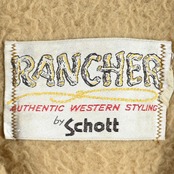70's Schott RANCHER Suede Vest made in USA