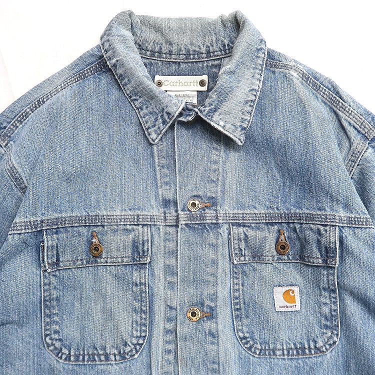 古着 カーハート Carhartt デニムジャケット ジージャン 表記：XL