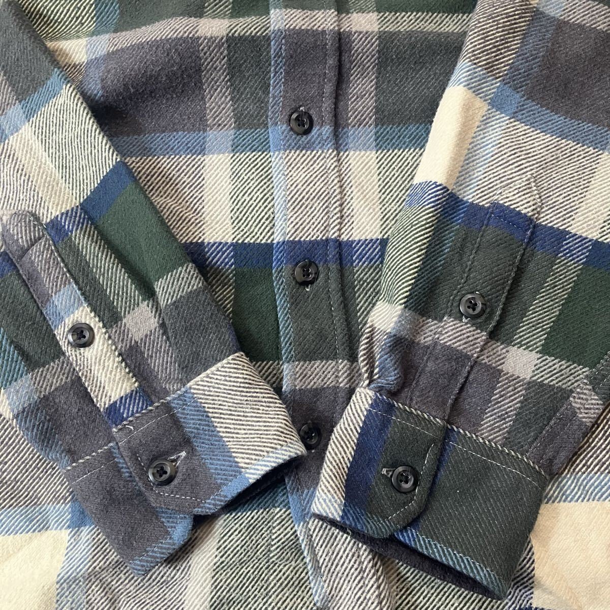 00s ORVIS ヘビーネルシャツ Lサイズ チェック フランネルシャツ