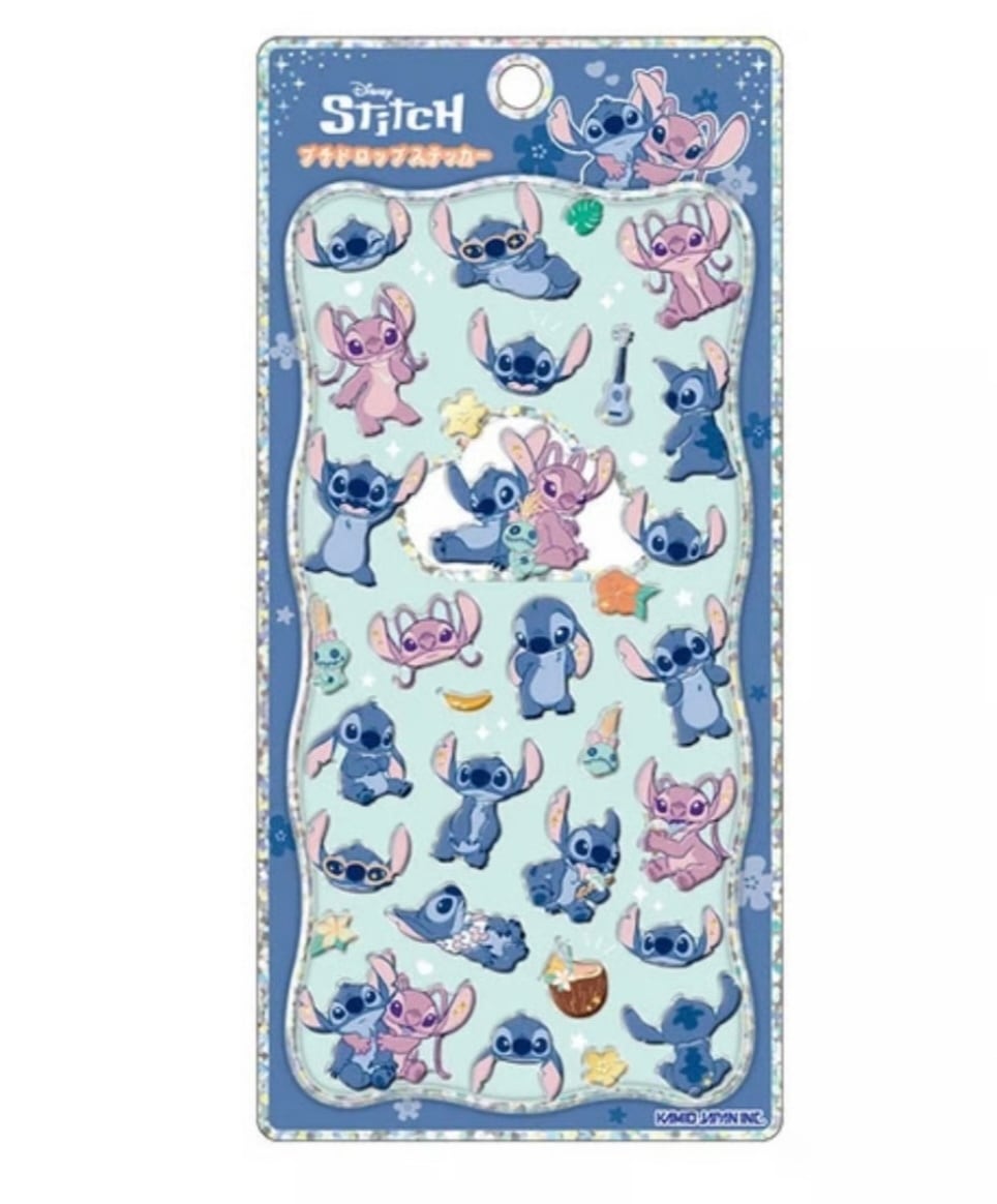 【正規品】プチドロップステッカー　スティッチ2枚＋5枚 プチドロップステッカー【スティッチ2】 | litoa