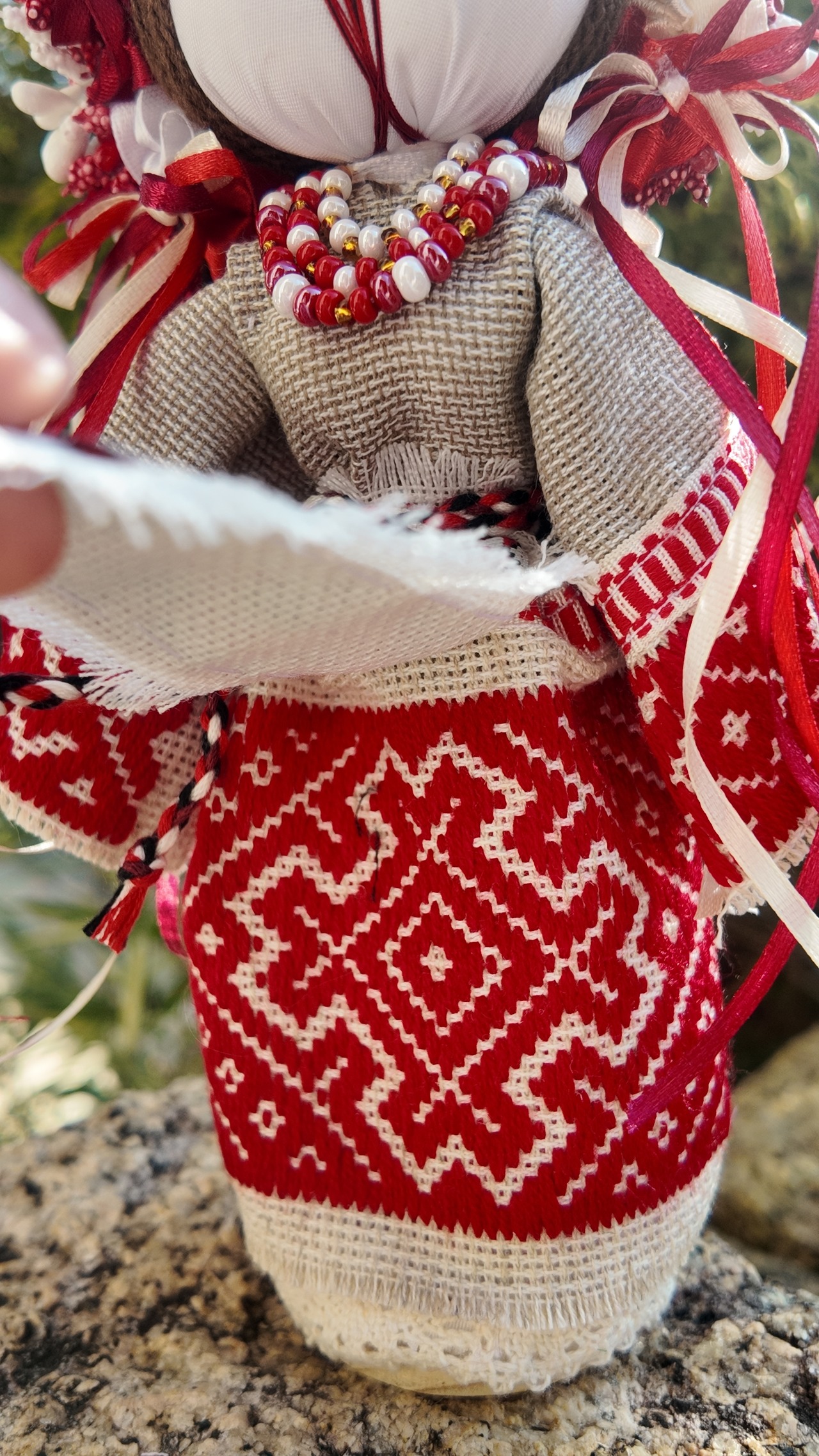 UA.Designer手作りモタンカ 25cm（ウクライナの御守り） - 6