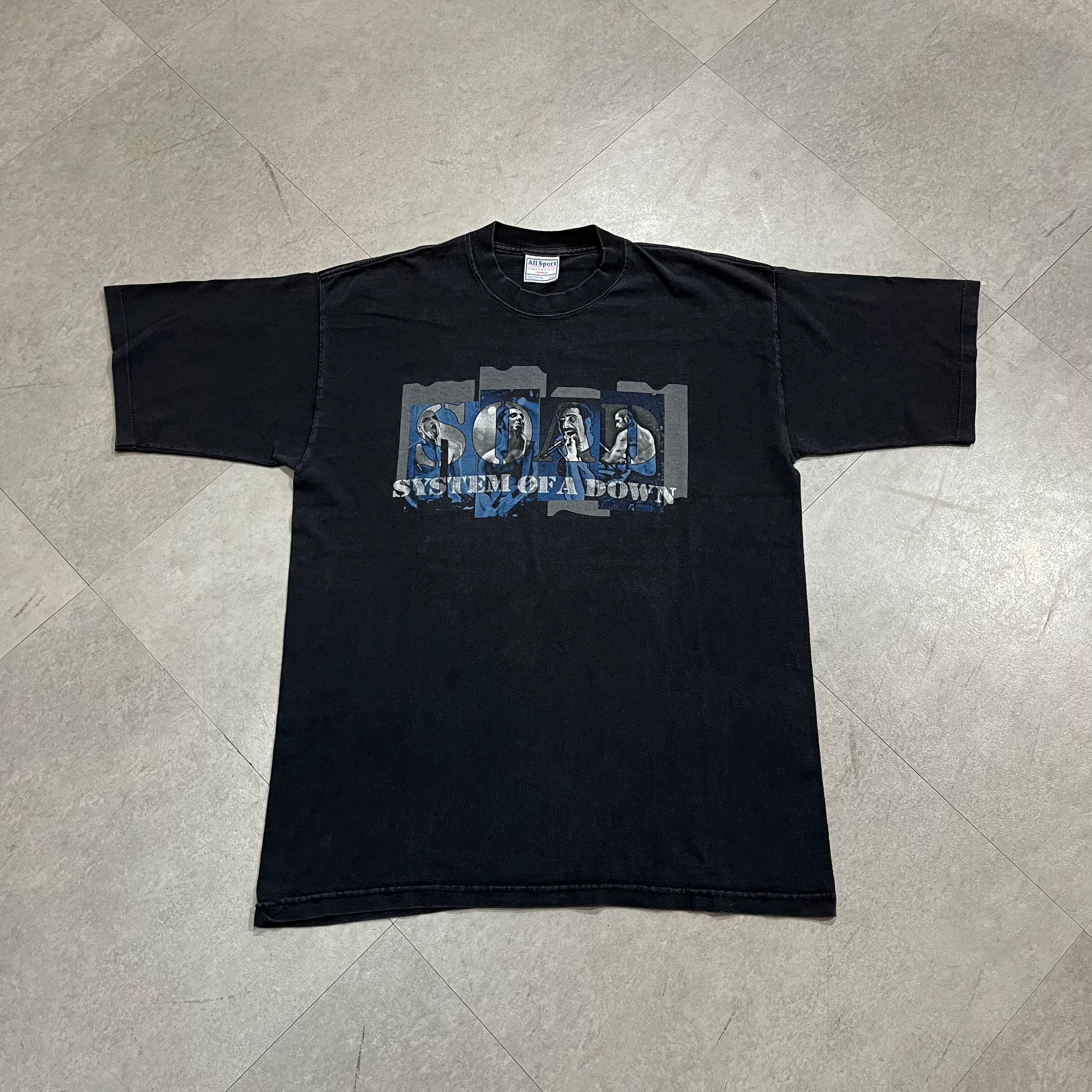 size : L 【 SOAD 】システムオブアダウン バンドTシャツ バンT 黒 ...