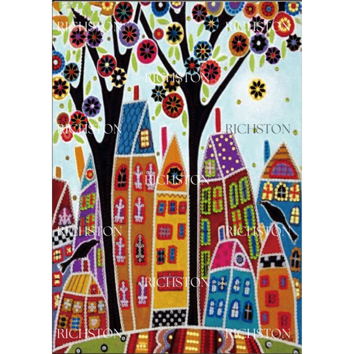 ダイヤモンドアート 『カラフルワンダー』 B4サイズ(外寸30x40