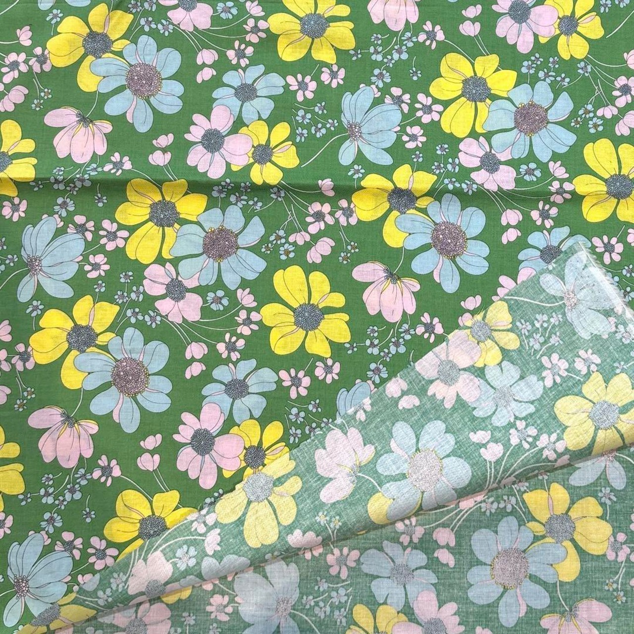 Cdr489◆50cm◆S◆綿100%シャーティング生地◆花柄