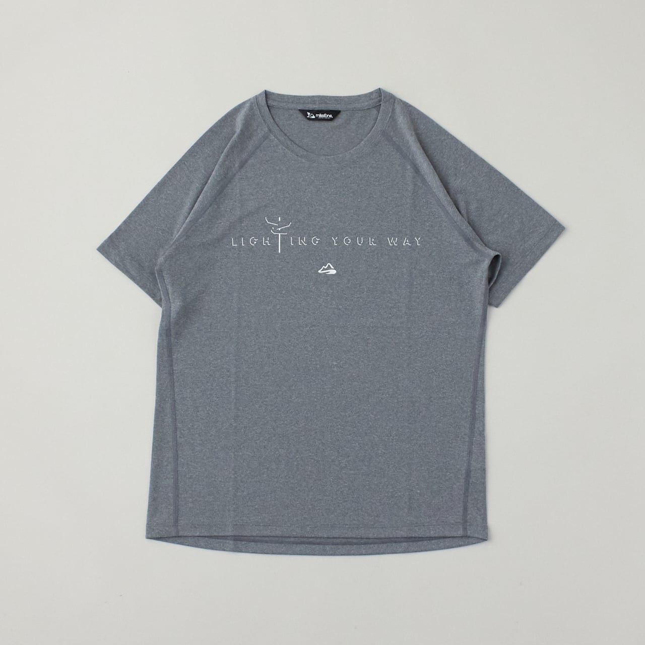 milestone(マイルストーン) Doo Bop T-shirts　Steel Gray　  メンズ・ウィメンズパフォーマンスモデル　Tシャツ