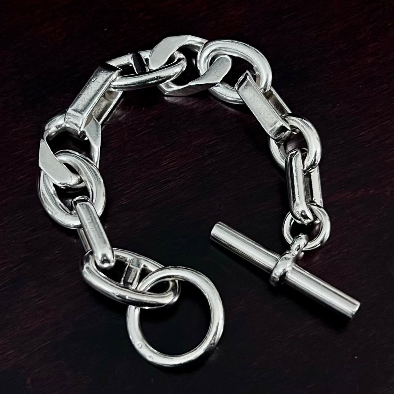 HERMES Alea Bracelet GM Sterling Silver | エルメス アレア