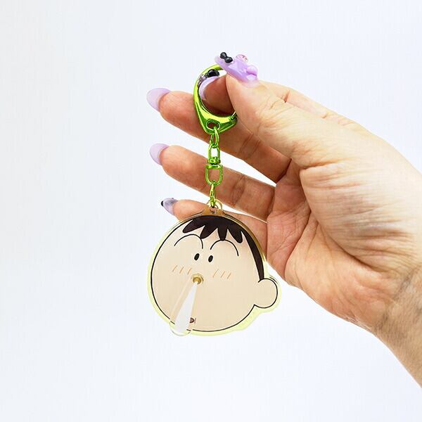 クレヨンしんちゃん ボーちゃん 鼻水ぐるぐるキーホルダー(フェイス