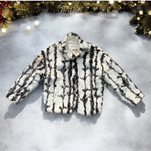 【KIDS】fake fur jacket size:135-145前後