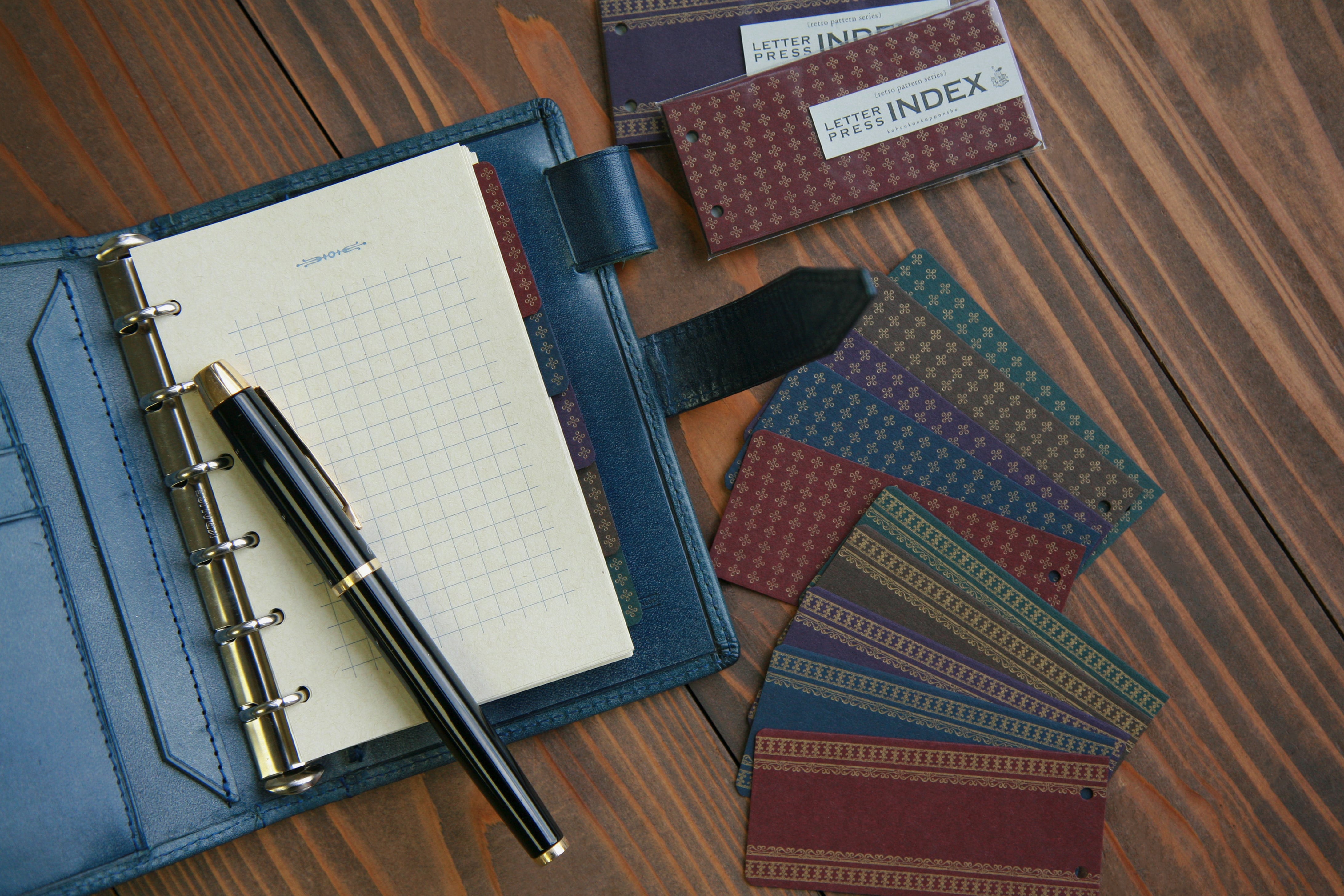 everyday6 冊子 LETTER PRESS INDEX (MINI6） 〔retro pattern series〕 | 廣運舘活版所