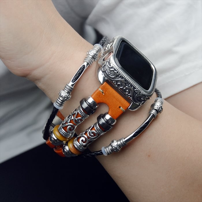 Apple Watch シルバーベルト　アクセサリー　バンド　ストラップ通常の時計にも装着可能です