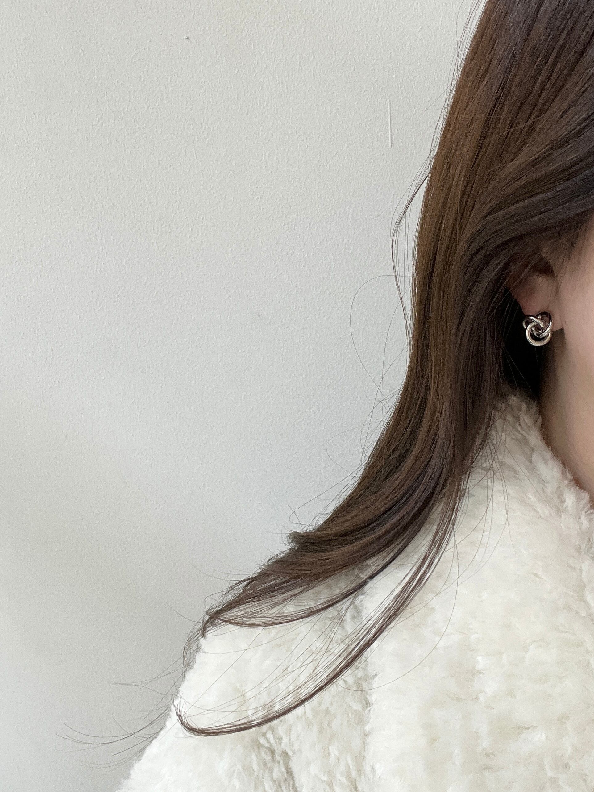 trinity pierced earrings