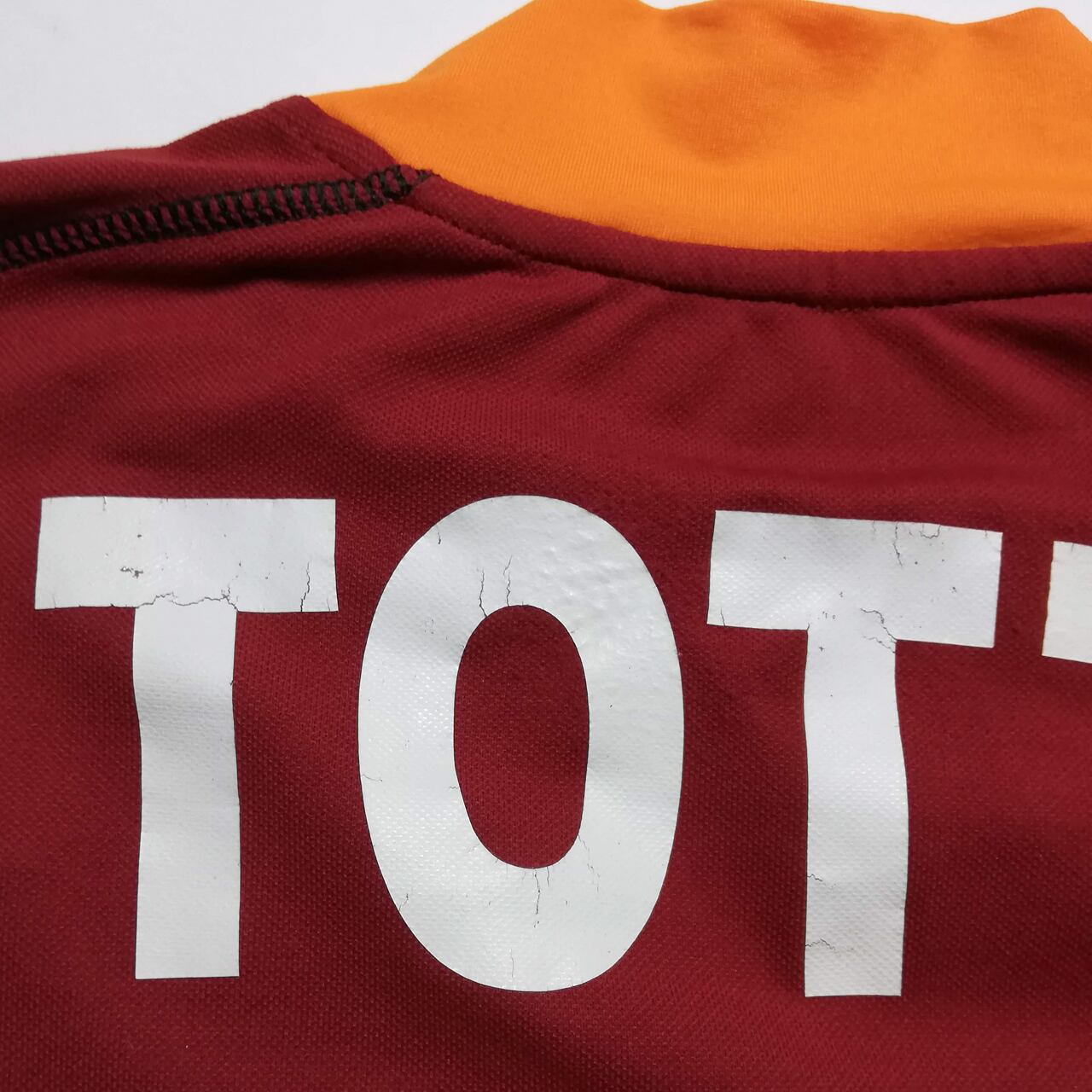 USED】ローマ 2002-03 Kappa ホーム長袖 ユニフォーム #10 TOTTI