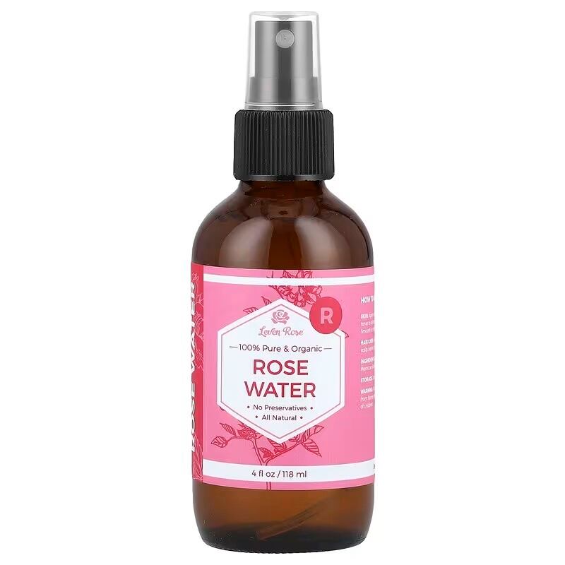 Leven Rose（レヴィンローズ）, 100％ピュア＆オーガニック、ローズウォーター、118ml