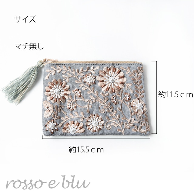アクセサリーポーチ ジュエリー ポーチ 小物入れ 花 収納 ケース 持ち運び 携帯 用 保管 収納 ネックレス 指輪 イヤリング かわいい おしゃれ 旅行 Rosso E Blu Jewelry Online ロッソエブルージュエリー K18と天然石のお守りジュエリー通販