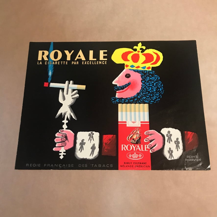 フランスヴィンテージ ポスター エルヴェ・モルヴァン ROYALE | French