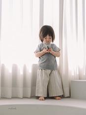 【取寄/韓国直送】melmel 26/SM マルチストライプパンツ |夏服|韓国子供服
