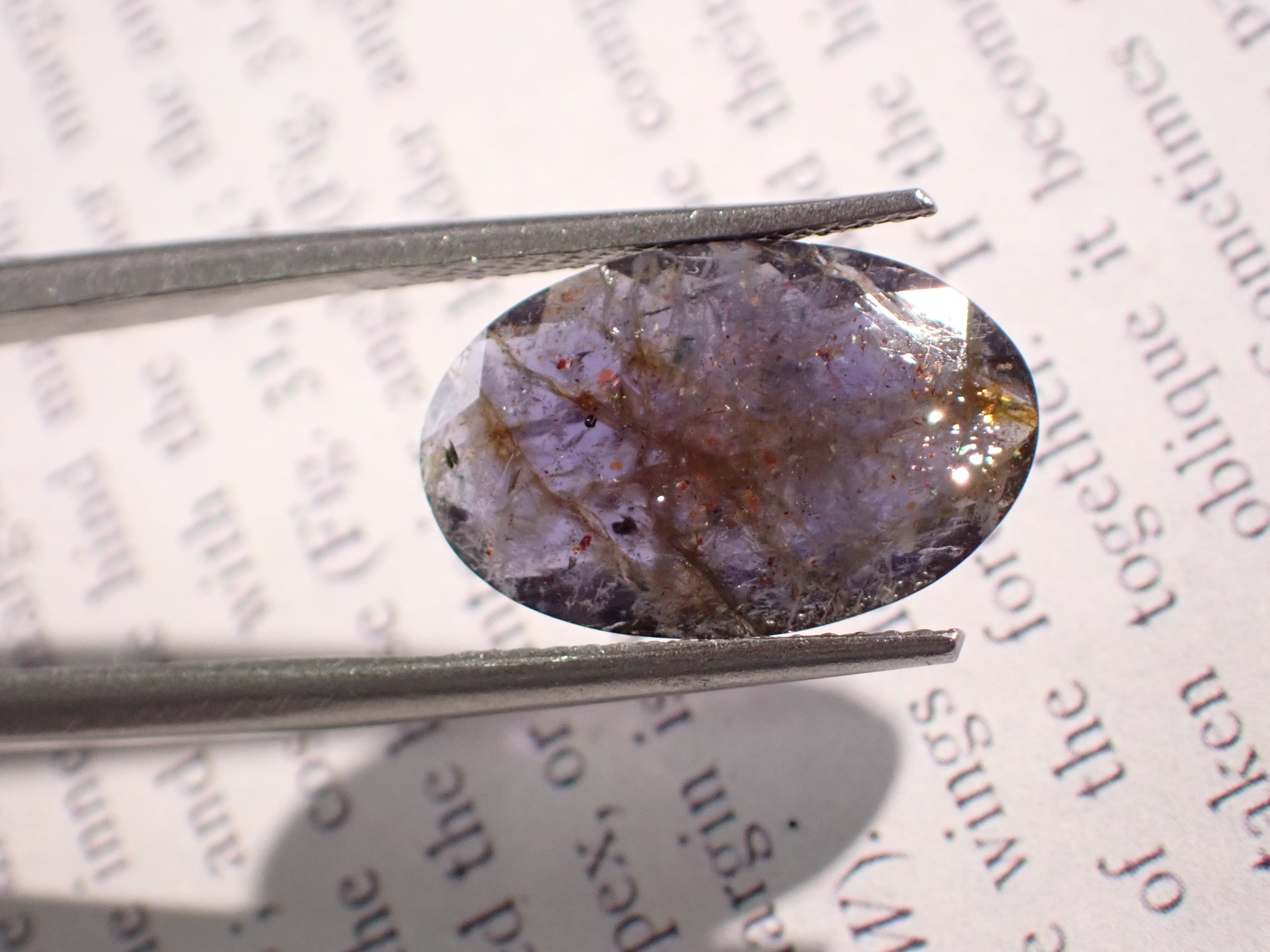 ブラッドショットアイオライトサンストーン 4.33ct [C13‐59