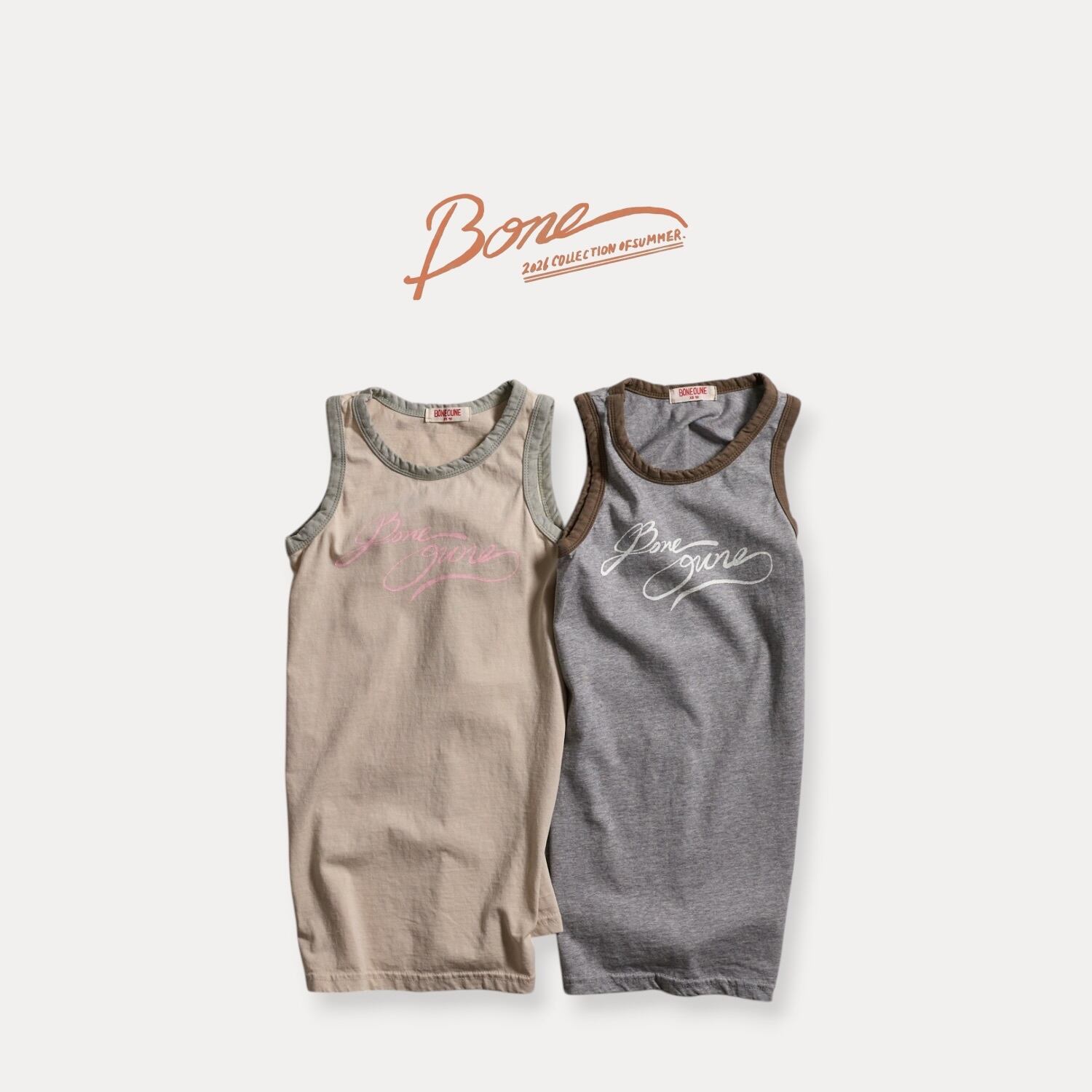 loop sleeveless dress【BONEOUNE】※7月中旬〜下旬発送予定