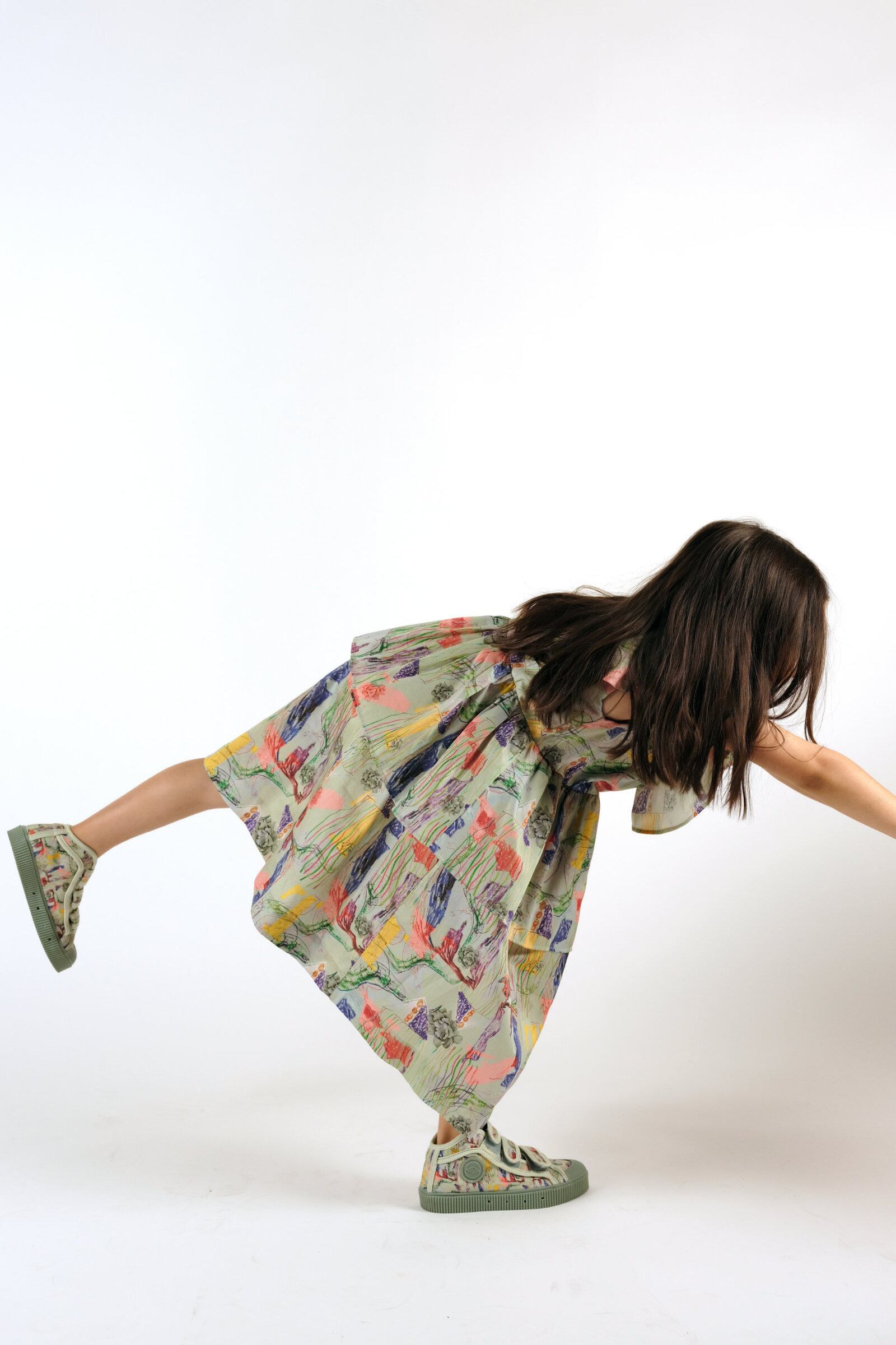 〈 WOLF&RITA 〉 LUCRECIA MENTA / ワンピース / KIDS | 世界のちいさな洋服のお店　ピーカブーヤ powered  by BASE