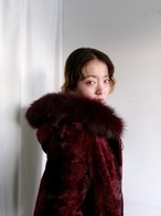Big hoodie fur coat