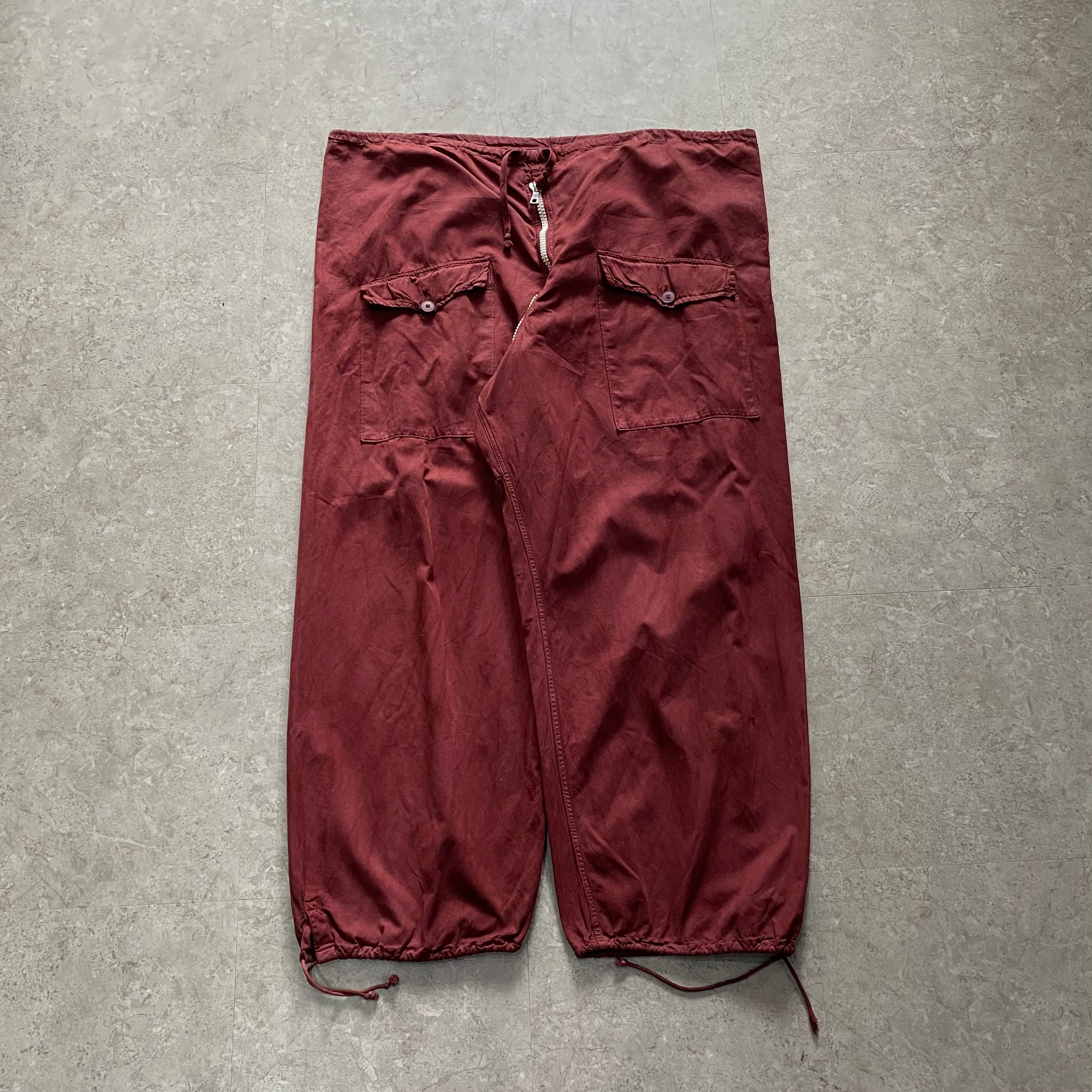 50s〜 SWISS ARMY "overdye" snow camouflage over pants【仙台店】